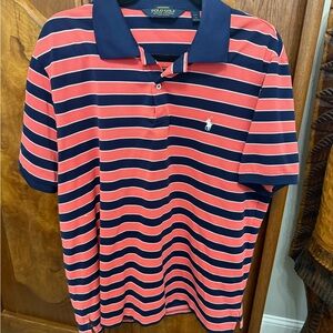 Ralph Lauren Polo Golf Shirt in Red and Navy